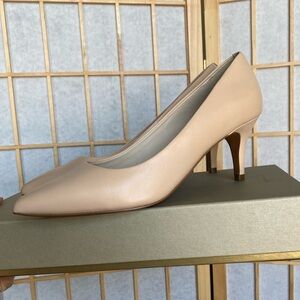 Cole Haan Harlow 7.5 nude pumps